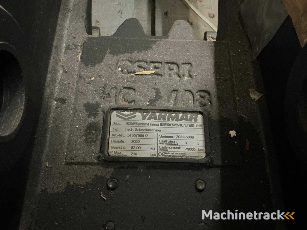2022 YANMAR HCSW08 Schnellwechsler, hydr.