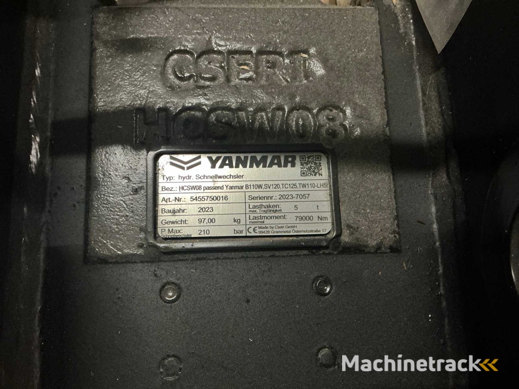 2023 YANMAR HCSW08 Schnellwechsler, hydr.