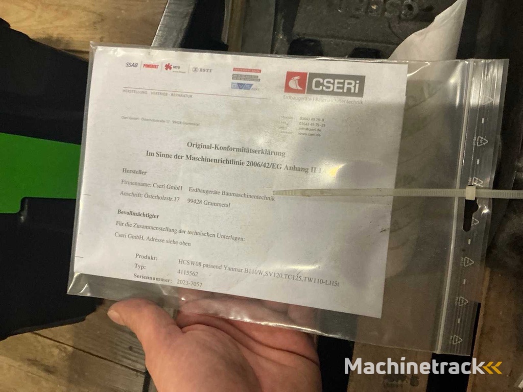 2023 YANMAR HCSW08 Schnellwechsler, hydr.