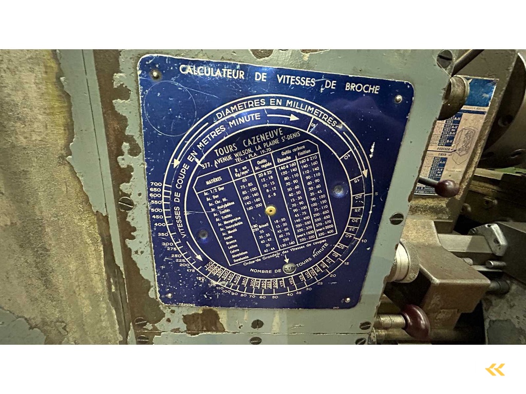 CAZENEUVE HB 575 Conventionele draaibank