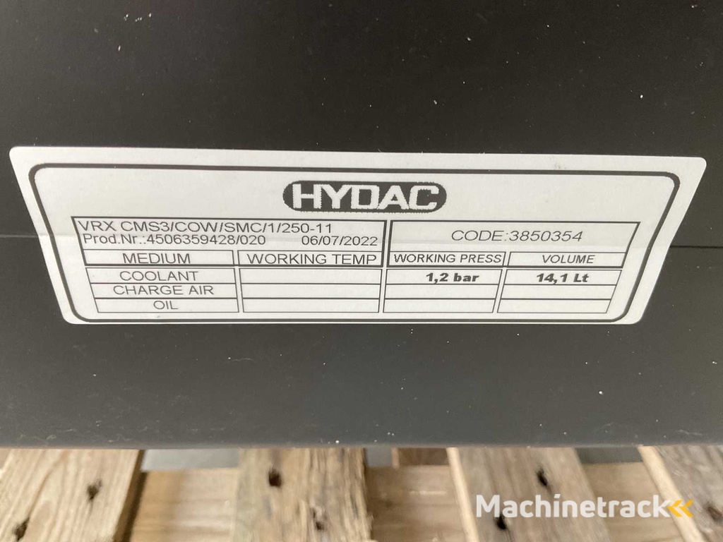 2022 Hydac Vrx cms3/cow/smc/1/250-11 Kühler