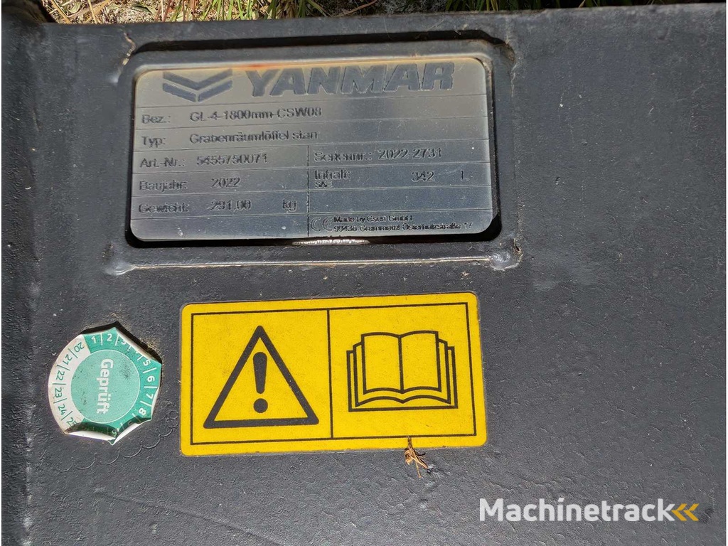 CSERI GMBH  GRABENRAEUMLOEFFEL STARR 1800MM - SW08 - 342 LITER - TYP4