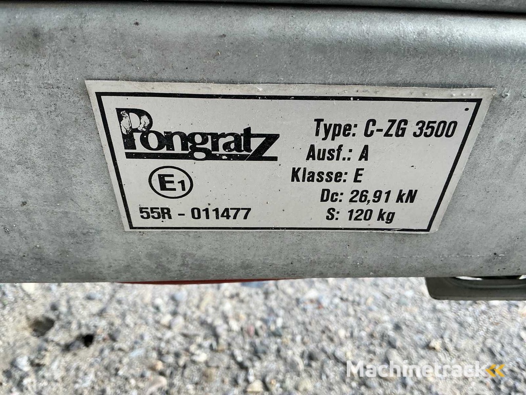 2021 Pongratz PHL T Cargo Transport Trailer