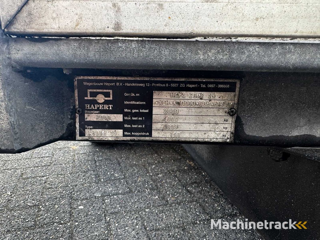Hapert - k2000 19 - Anhänger