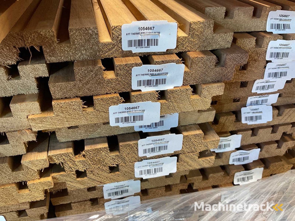 ThermoWood Ayous Rib5 gevelbekleding 300x13,8x2,1 cm (50x)