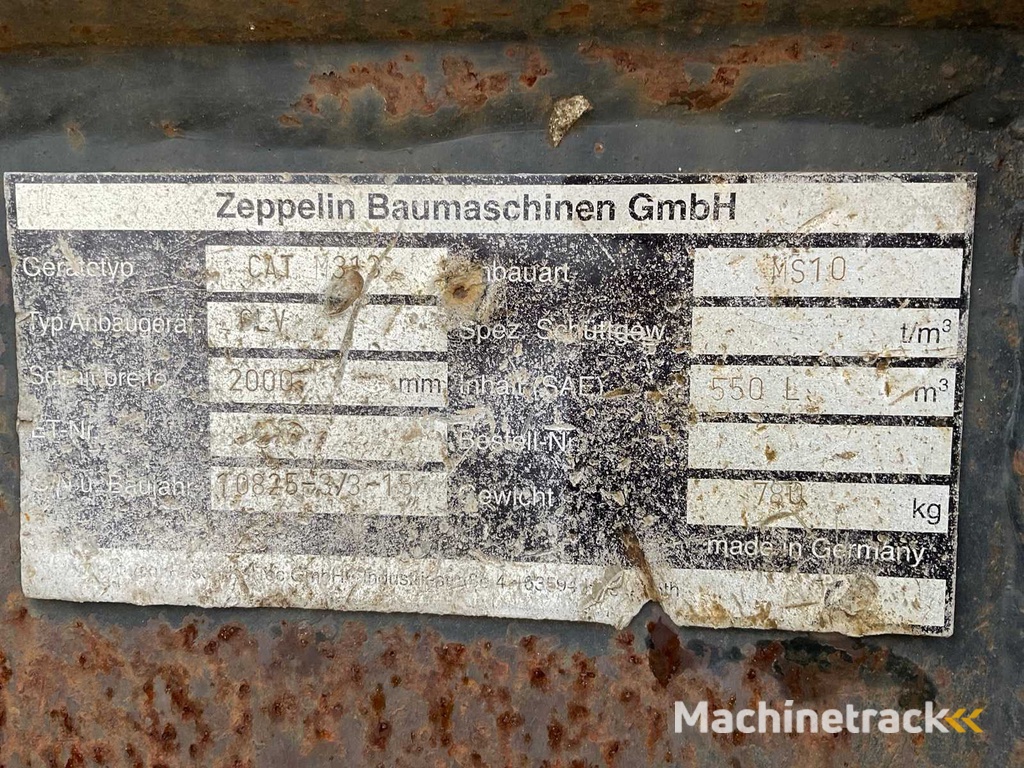 2015 Zeppelin CAT M313 Baggerschaufel