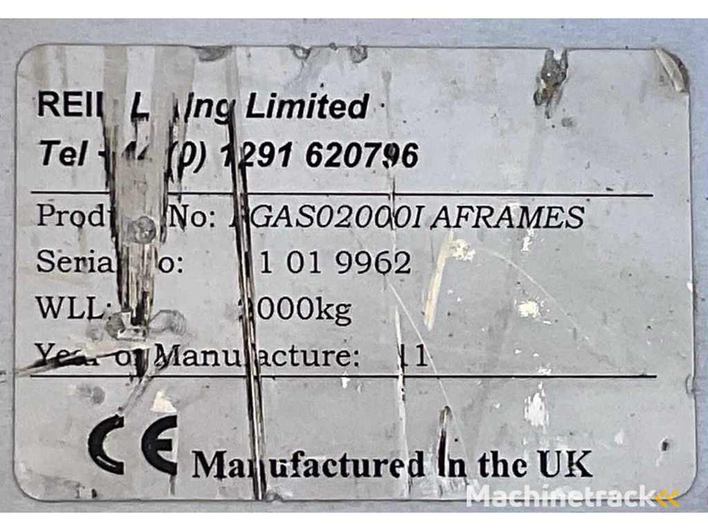 2011 Reid Lifting Limited Porta Gantry Aluminium-Portalkran