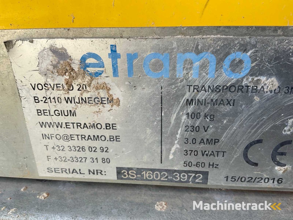 2016 Etramo Mini Maxi Förderband