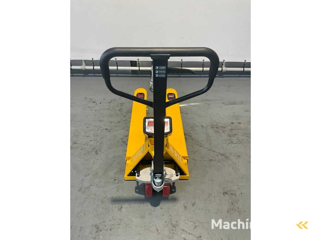 RTE - TPO 2550 5852 - Handhydraulischer Niederhubwagen mit Wiegefunktion, 2500 kg Tragfähigkeit