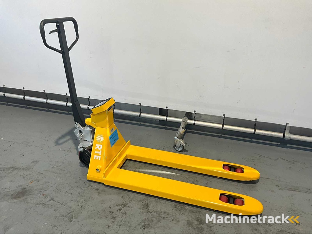 RTE - TPO 2550 5852 - Handhydraulischer Niederhubwagen mit Wiegefunktion, 2500 kg Tragfähigkeit