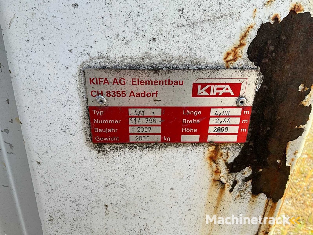 2007 Kifa A/1 Mannschaftscontainer