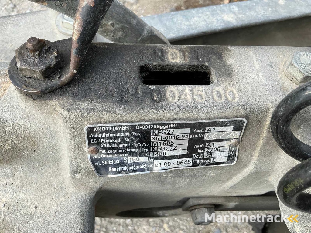 2004 IFOR Williams IW27CH Sachentransportanhänger mit Auffahrrampe