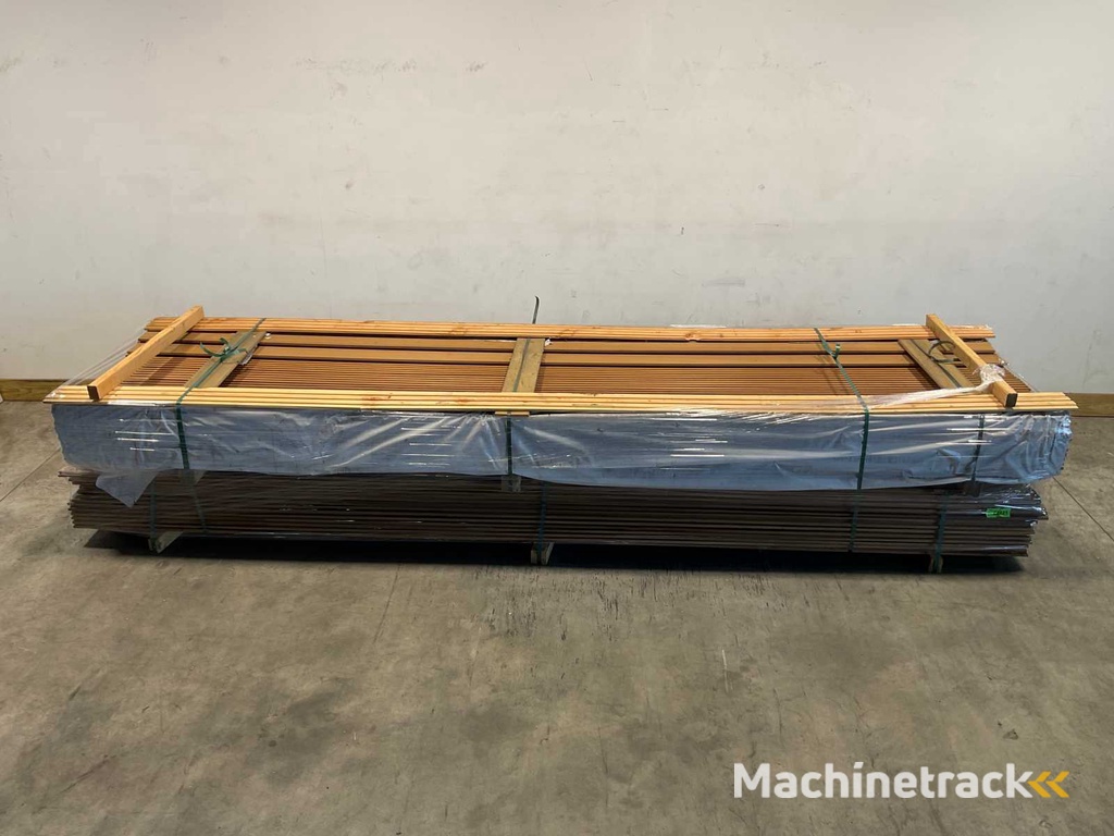 Raute Profilplatte Rib5 Ayous Thermoholz 395x13,8x2,1 cm (30x)
