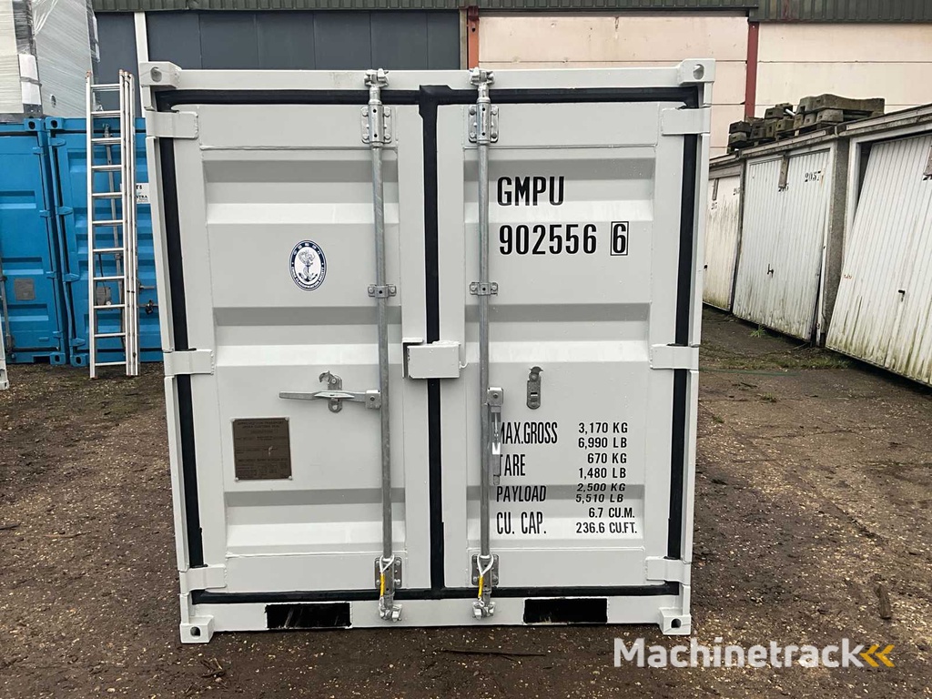 2024 - GMPU - 2024 - 7ft - Lagercontainer mit Seitentür und Fenster