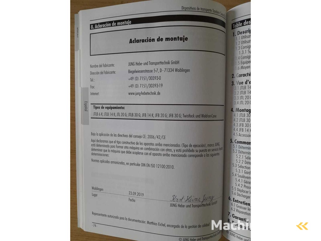 JUNG - JFB 20 G Twistlock - Diverse Teile, Werkzeuge & Zubehör - 2023