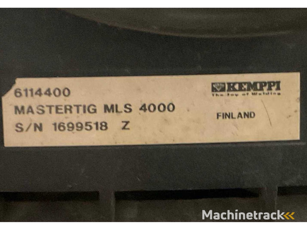 Kemppi MasterTig MLS 4000 / MasterCool 10 Schweißgerät