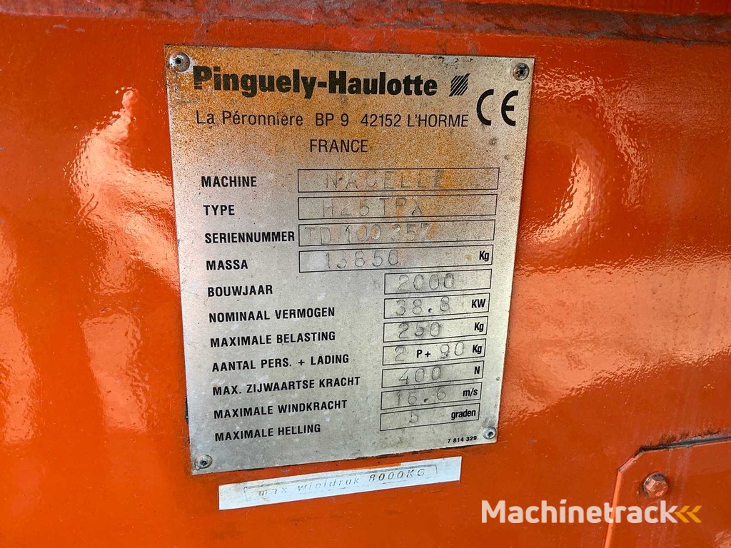 2000 HAULOTTE H25TPX Hoogwerkers