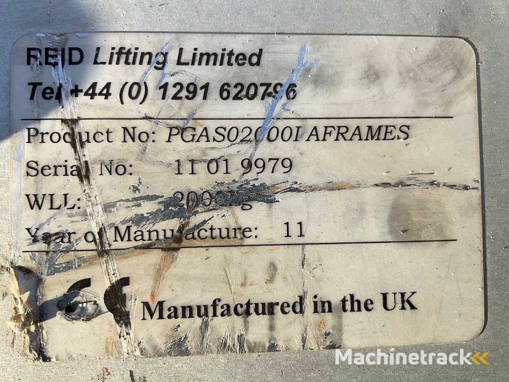 2011 Reid Lifting Limited Porta Gantry Aluminium-Portalkran