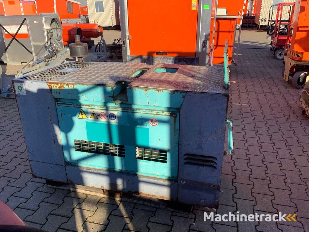 Denyo DLW 400ESEW Gleichstrom-Schweißgenerator / AC-Stromerzeuger Anhänger