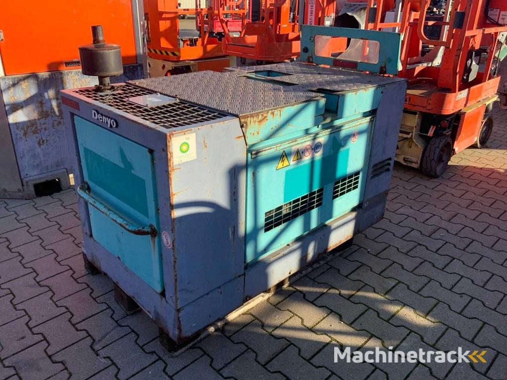 Denyo DLW 400ESEW Gleichstrom-Schweißgenerator / AC-Stromerzeuger Anhänger