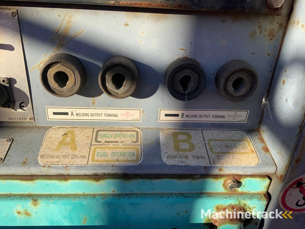 Denyo DLW 400ESEW Gleichstrom-Schweißgenerator / AC-Stromerzeuger Anhänger