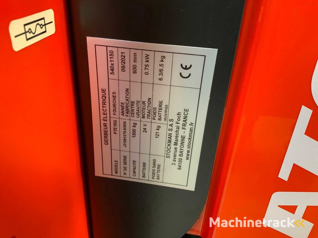 Noblelift - 2024 - ATOM PTE15Q - Elektro-Niederhubwagen