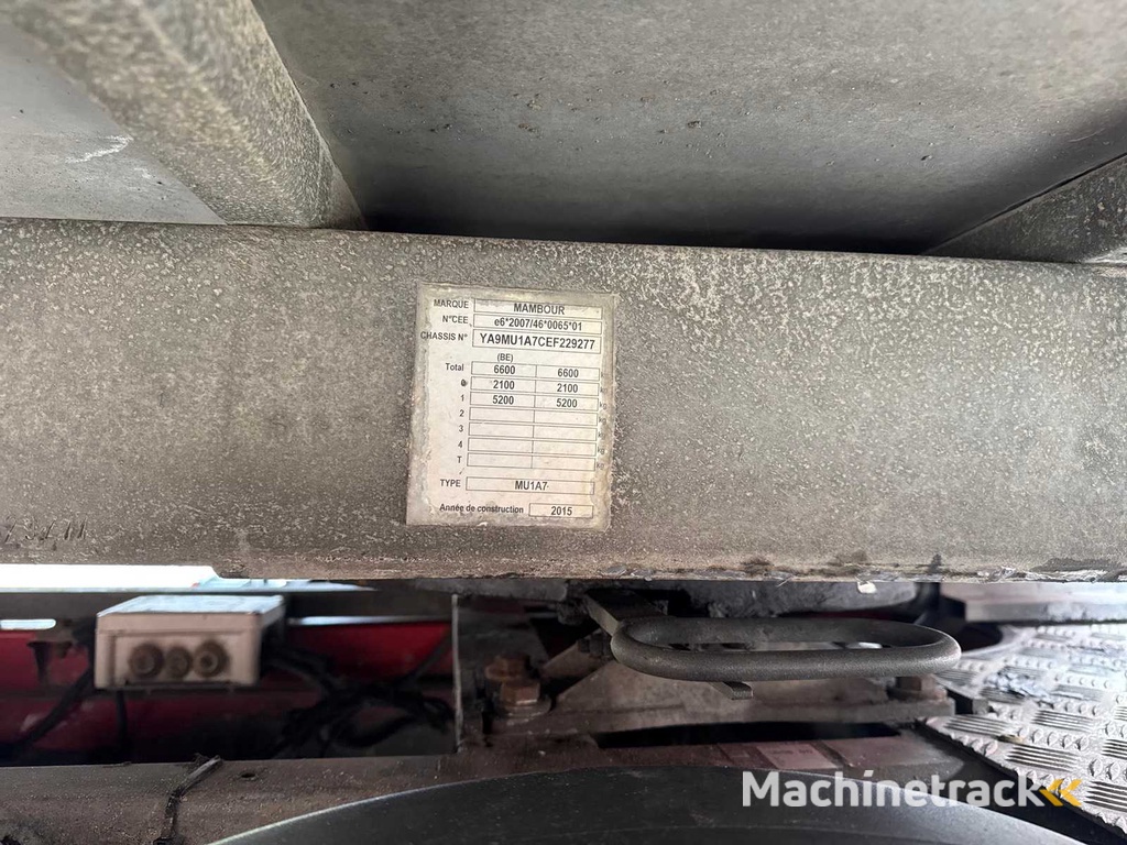 2015 Mambour BE Semi-trailer