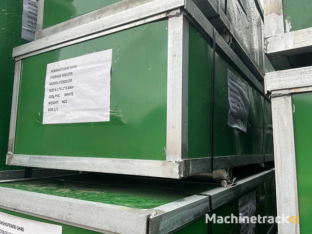 2025 - Easy-Going - (6,10x6,10x3,65 meter) - Garage / Zelt / Lagerüberdachung P202012R