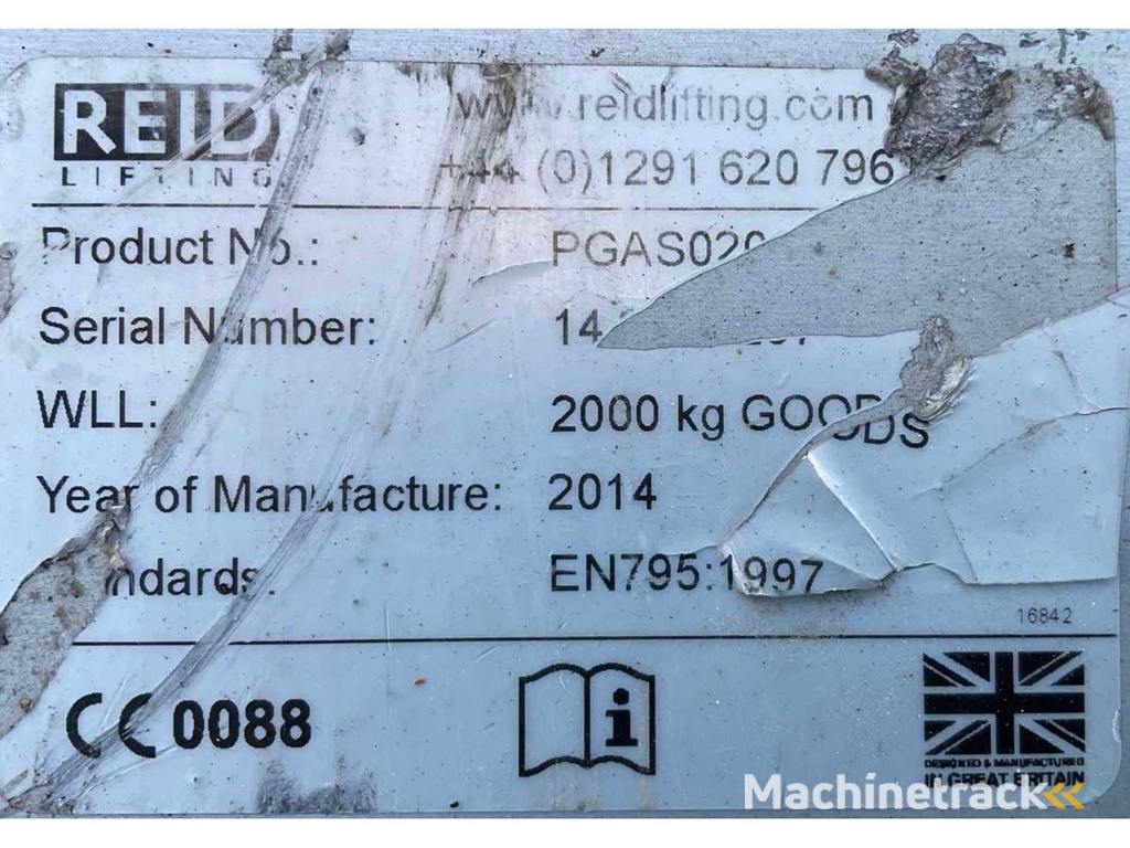 2014 Reid Lifting Limited Porta Gantry Aluminium-Portalkran