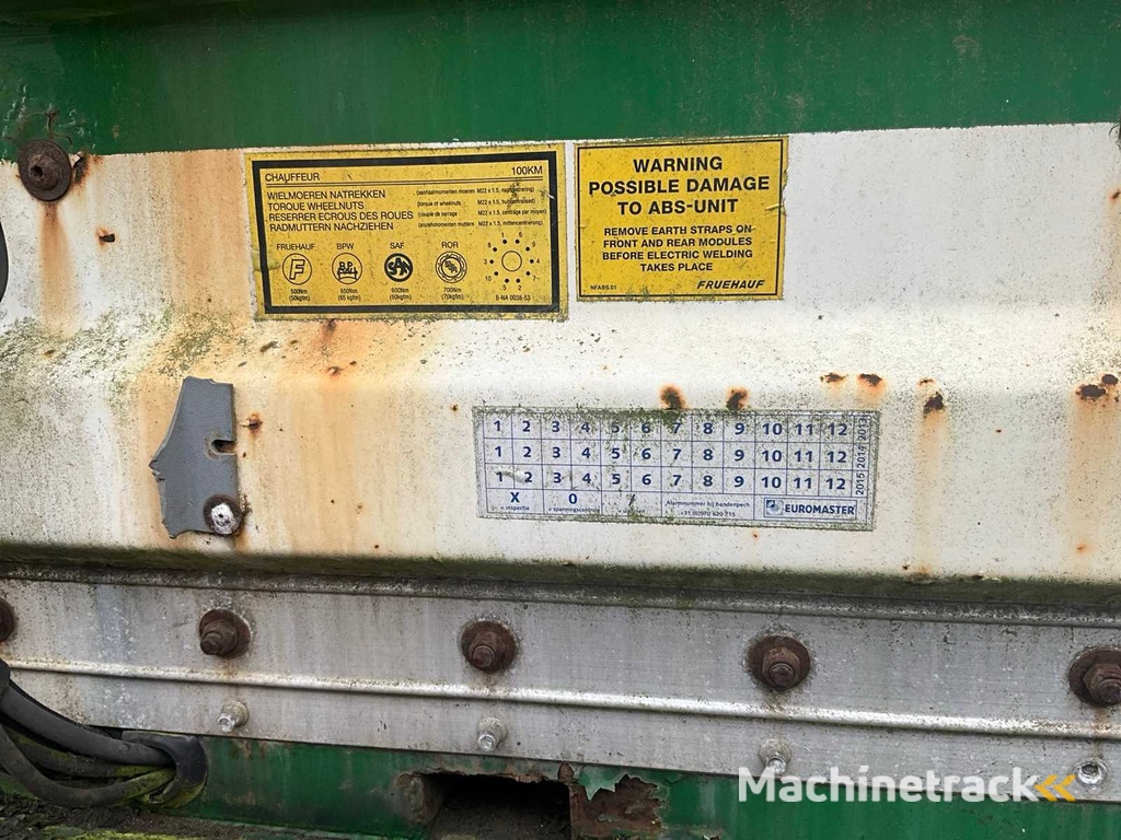 GT Fruehauf - Sliding tarpaulin trailer - Semi-trailer