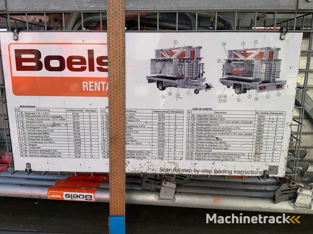 2015 Atec PL1 Fassadengerüstanhänger