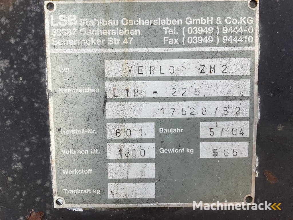 2004 LSB Merlo ZM2 Baggerschaufel Merlo