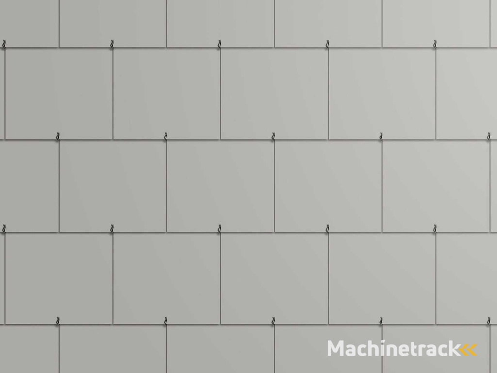 Zedralschiefer - Brandklasse A2 - Betongrau - 60x32 cm (1008x)
