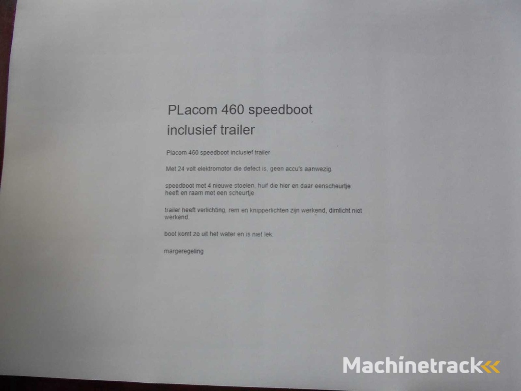 PLacom - 460 - SpeedBoot+Anhänger