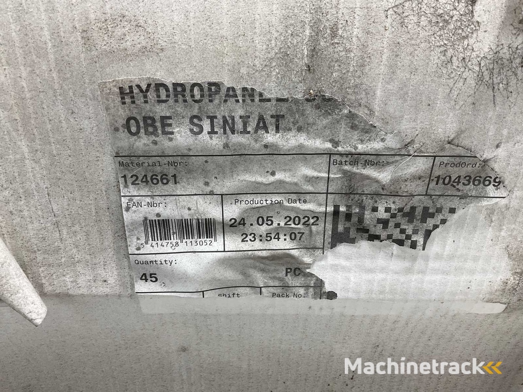 Hydropanel Faserzementplatte - 90x120x0,9 cm (45x)
