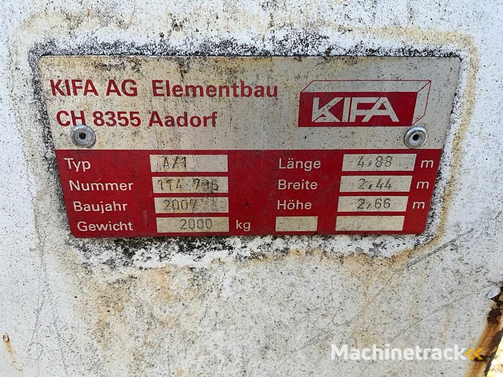 2007 Kifa A/1 Mannschaftscontainer
