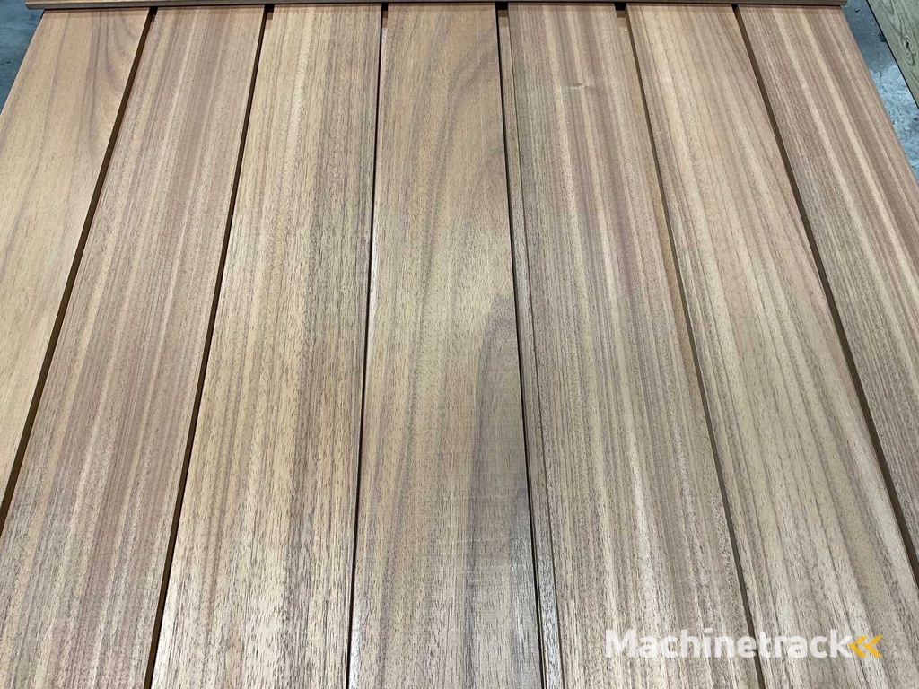 Rhombusprofielplank rib3 Ayous thermowood 300x14,5x2,2 cm (50x)
