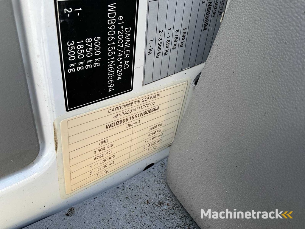 2015 - Mercedes-Benz - Sprinter - BE-Trekker