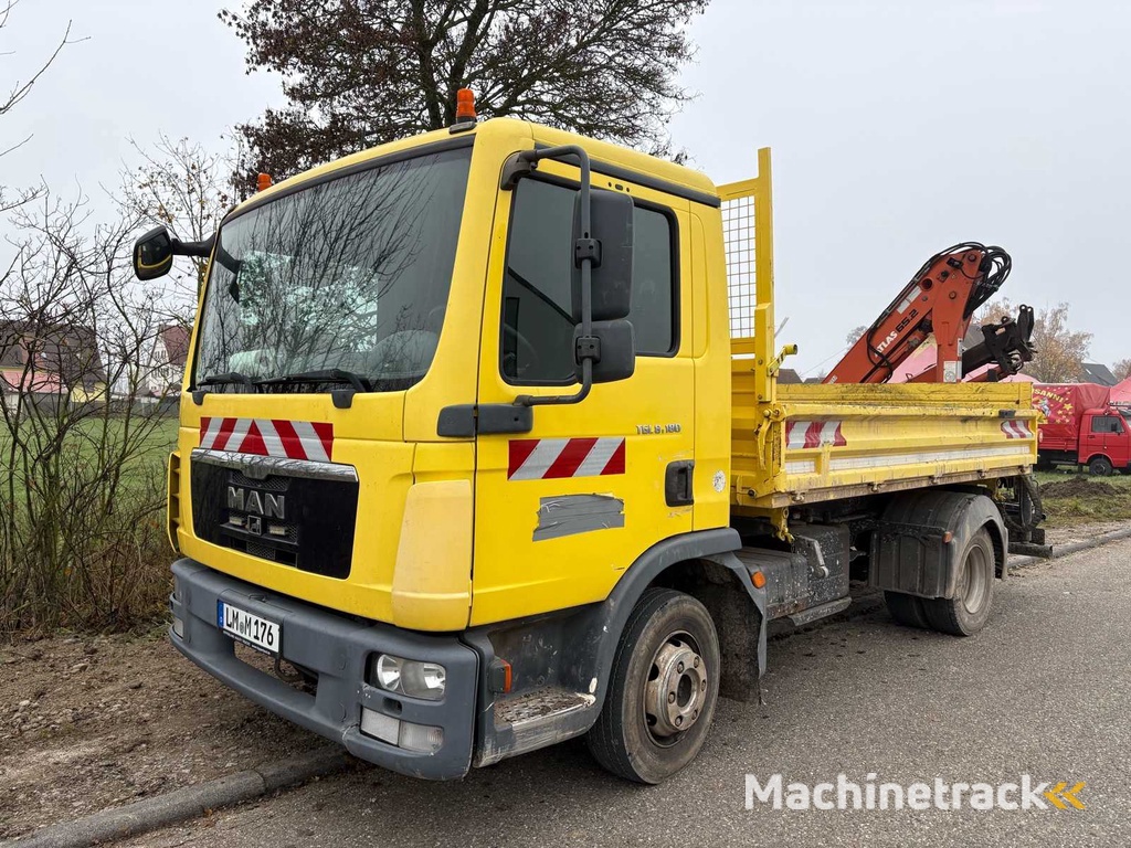 MAN / ATLAS LKW Kipper mit Ladekran
