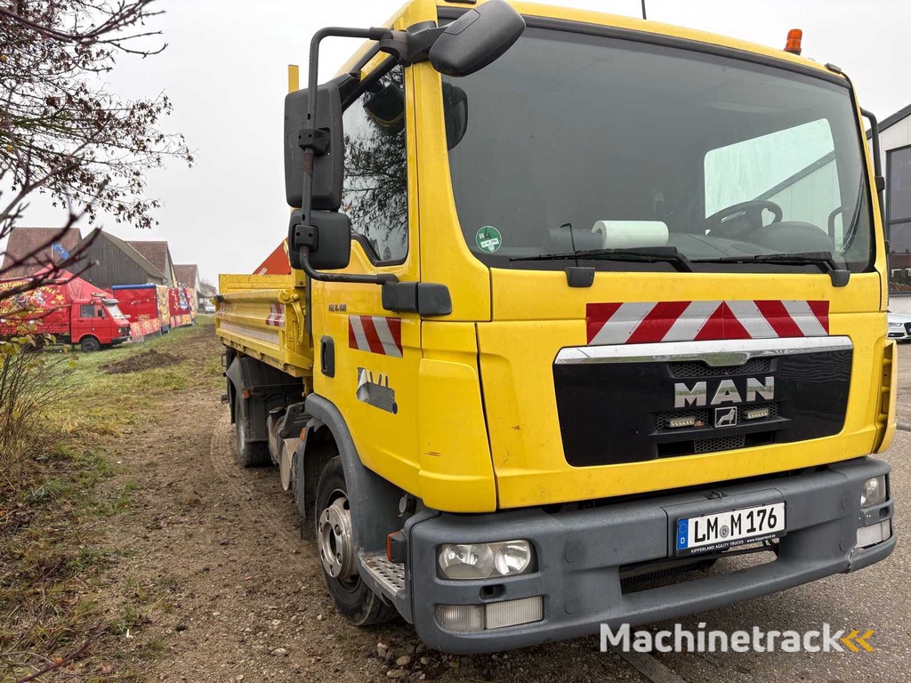 MAN / ATLAS LKW Kipper mit Ladekran