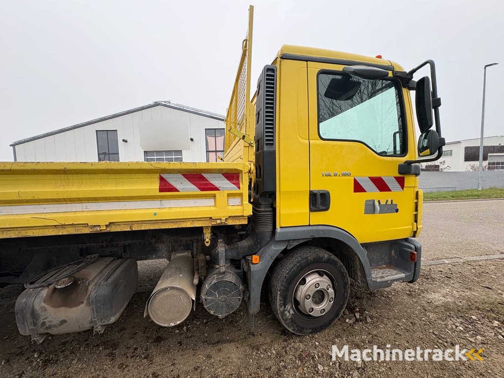 MAN / ATLAS LKW Kipper mit Ladekran