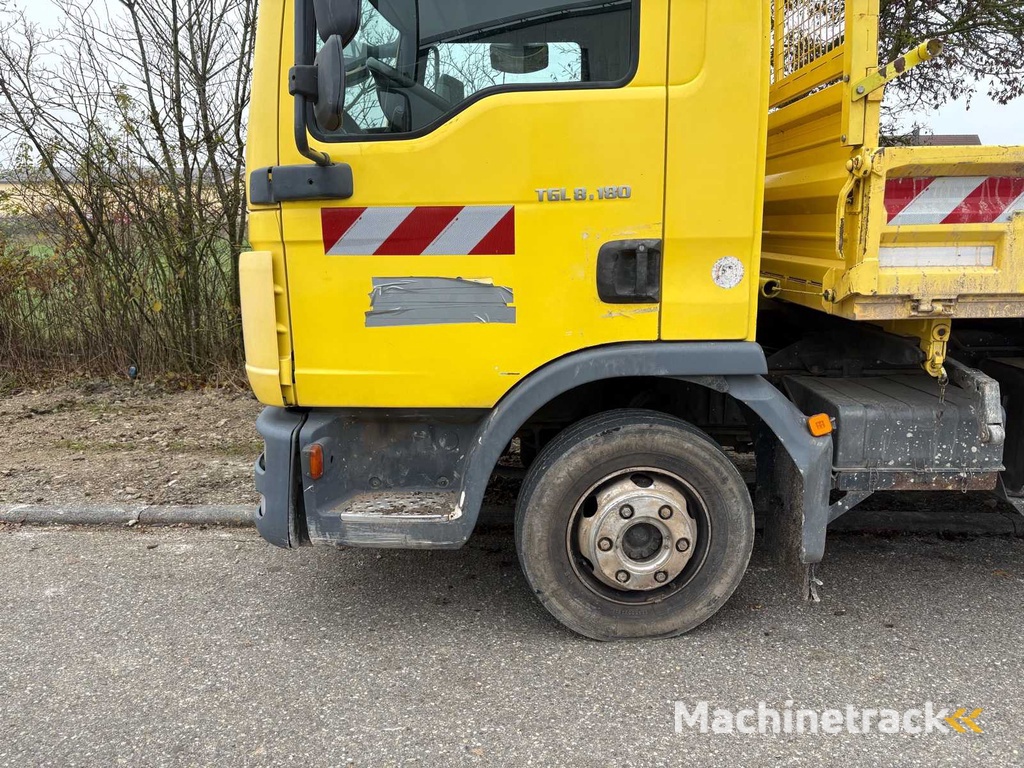 MAN / ATLAS LKW Kipper mit Ladekran