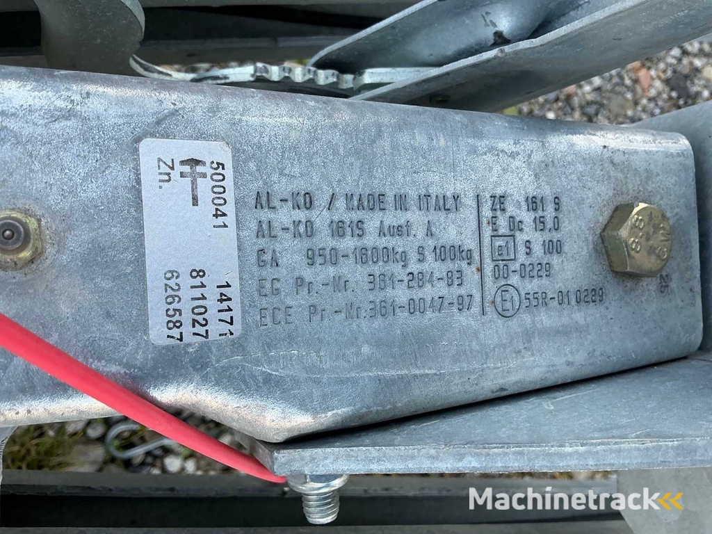 2014 Bolter 13W7 MBCAR Sachentransportanhänger mit Inhalt