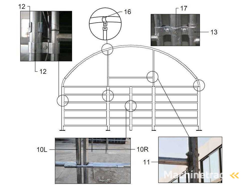 2025 - Easy-Going - (6x6x3,7 meter) - Tiergehege / Unterstand 6 Meter