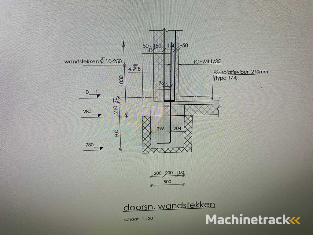 Polyform / EPS - Große Charge von isolierenden Schalungsbau-Wandelementen für den Passivbau