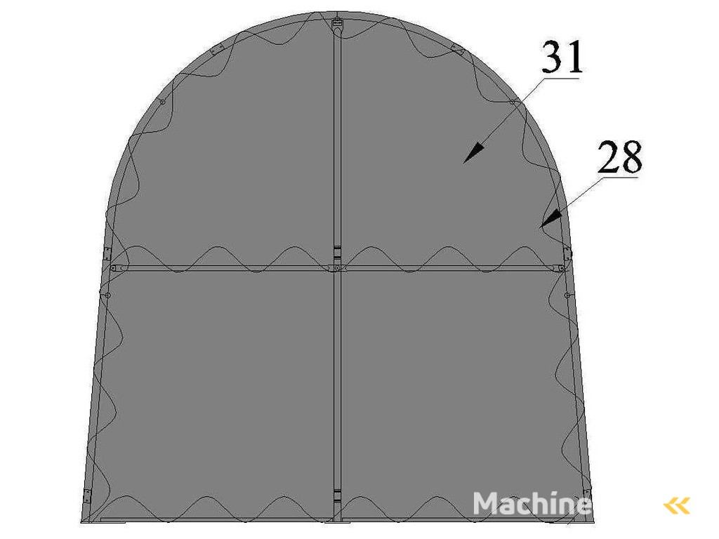 2025 - Easy-Going - (9,20x4,30x4,30 meter) - Garagendazelt / Lagerüberdachung 143014R