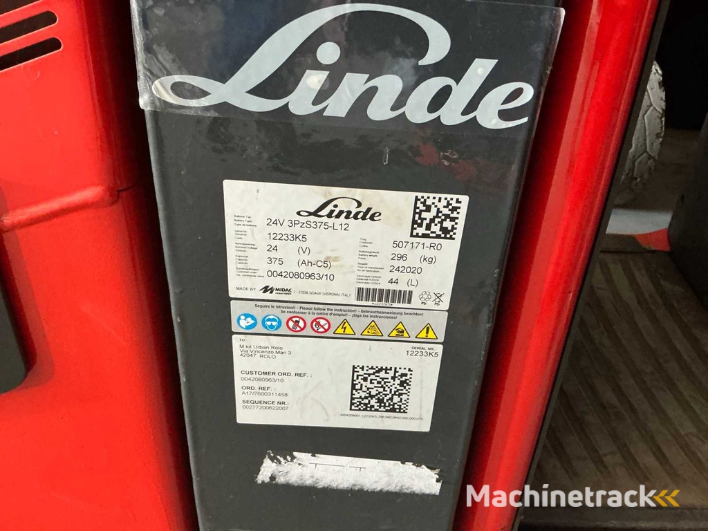 LINDE - N20CL -Electric Pallet Truck/Order picker tractor - 2020