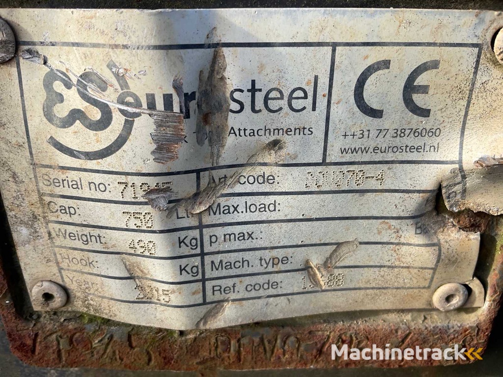 2015 Eurosteel DOV070-4 Schaufel für Bagger CW30