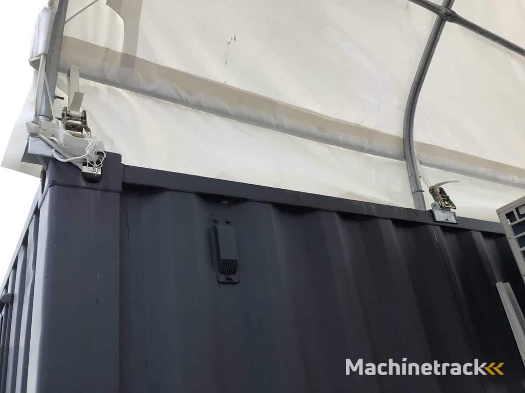 2025 - Easy-Going - 2024 - (6x6x2 meter) - Schutzdach / Zelt zwischen 2 Containern C2040H