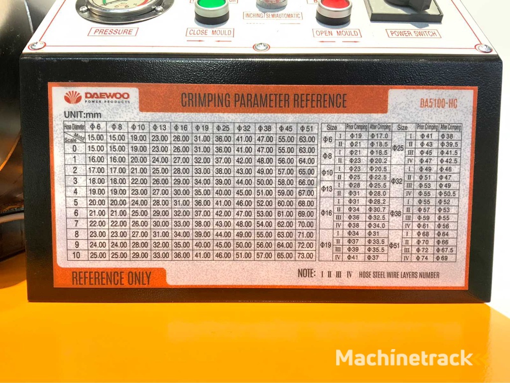 Daewoo - DA5100-HC - Hydraulische pers